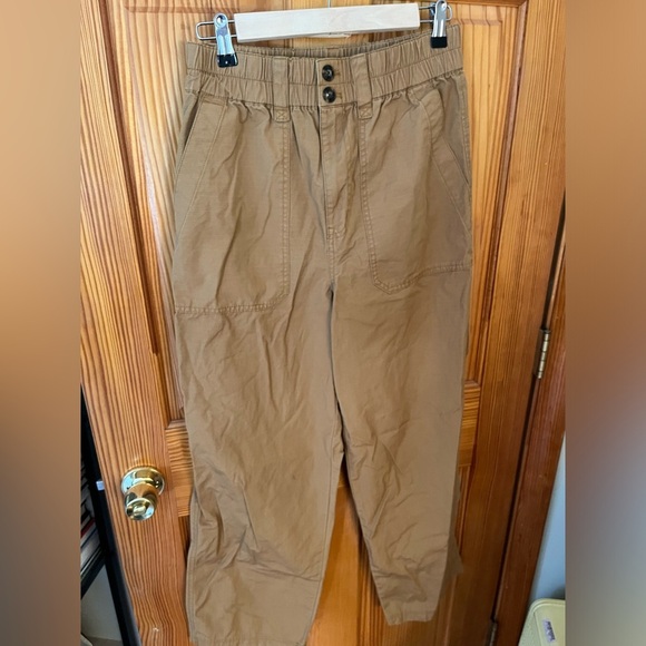 Madewell Cotton Ripstop Pull-On Straight Cargo Pants - Picture 5 of 10